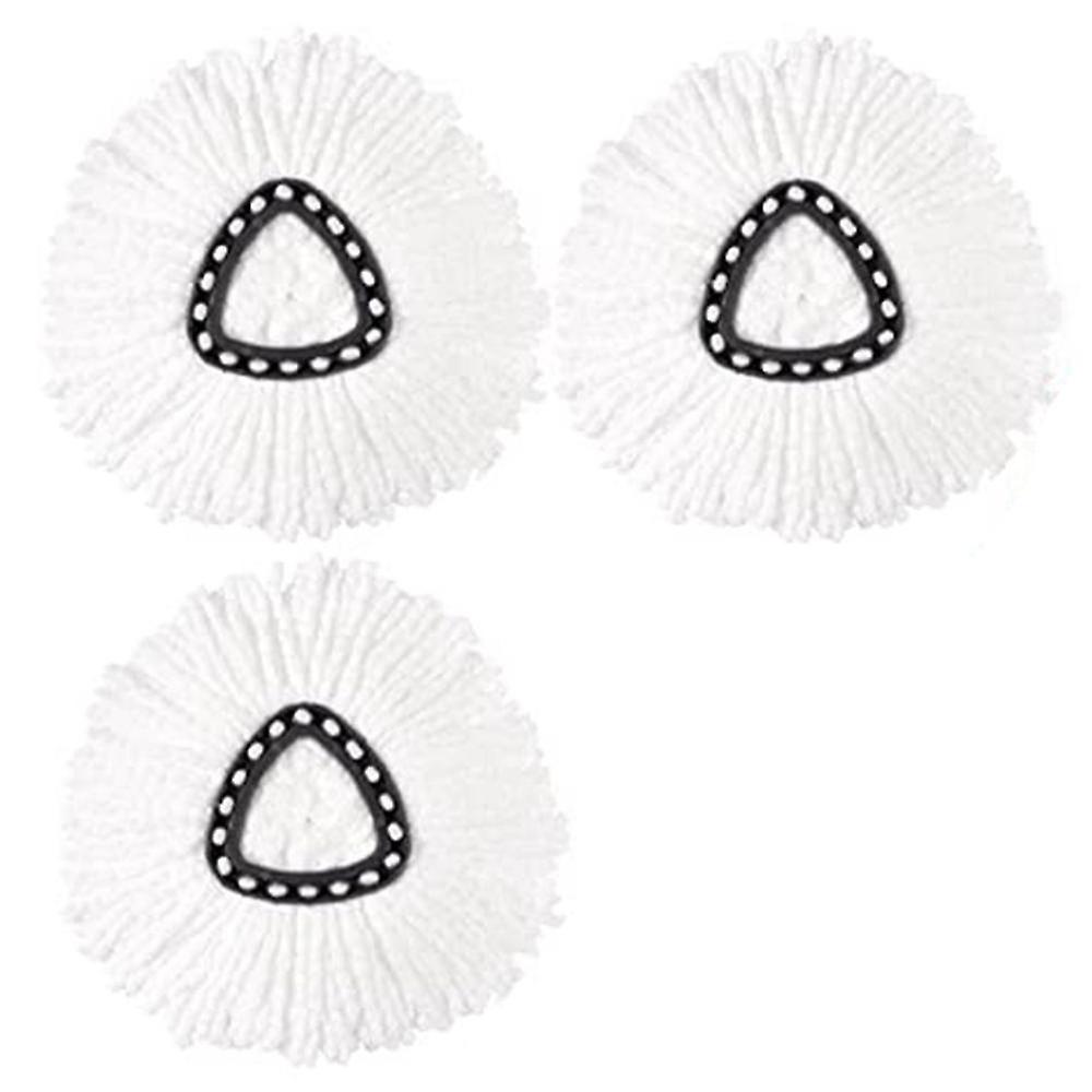 Rotating Triangular Cotton Yarn Head Mop Replacement Cloth Compatible For O-/