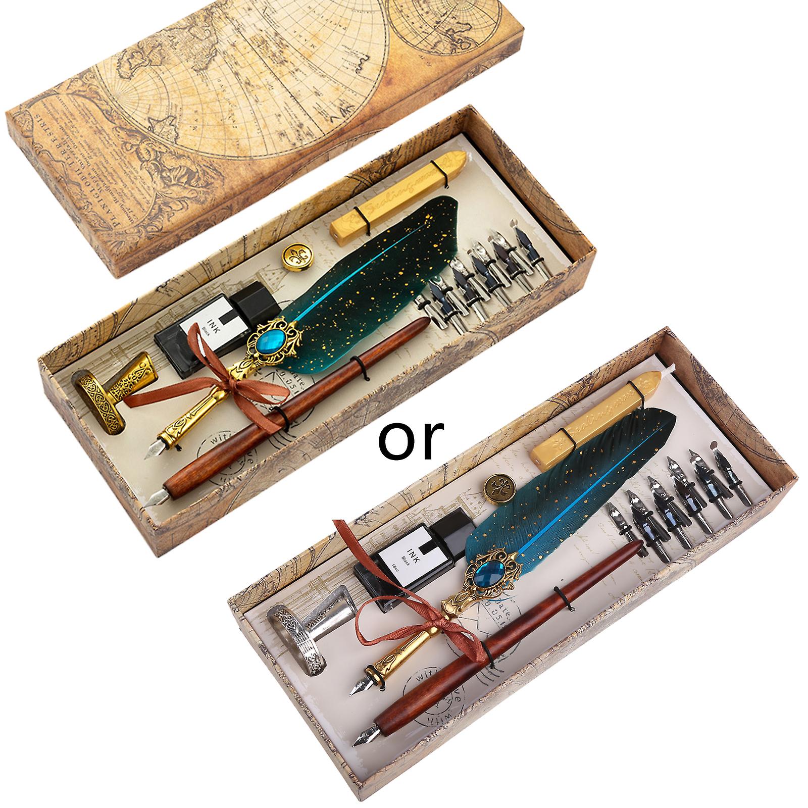 Calligraphy Dip Pen Set Fit for Gothic Calligraphy Practice Gift Dip Pen Set