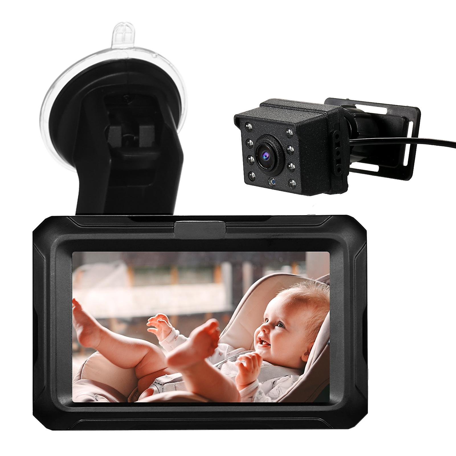 Baby Car Mirror, 1080P Baby Monitor with Camera Baby Car Mirror with 4.3"" IPS Screen Night Vision