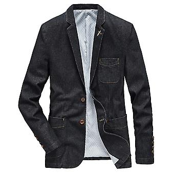 Lente en herfst herenmode grote maat casual pak revers slim-fit