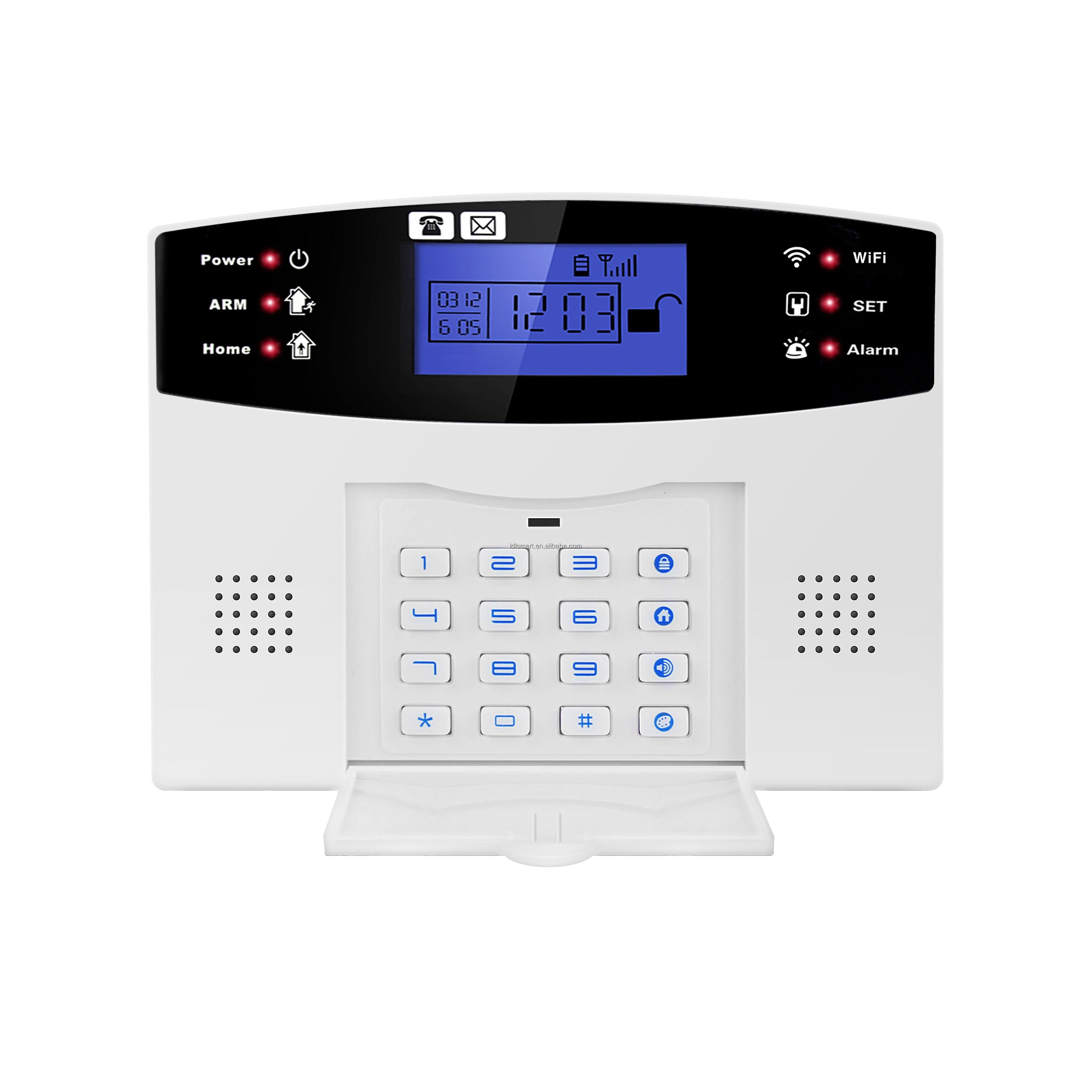 Tuya Wifi 2g Gsm Intrusion Home System Kit For House Security Smart App Remote Control Monitor