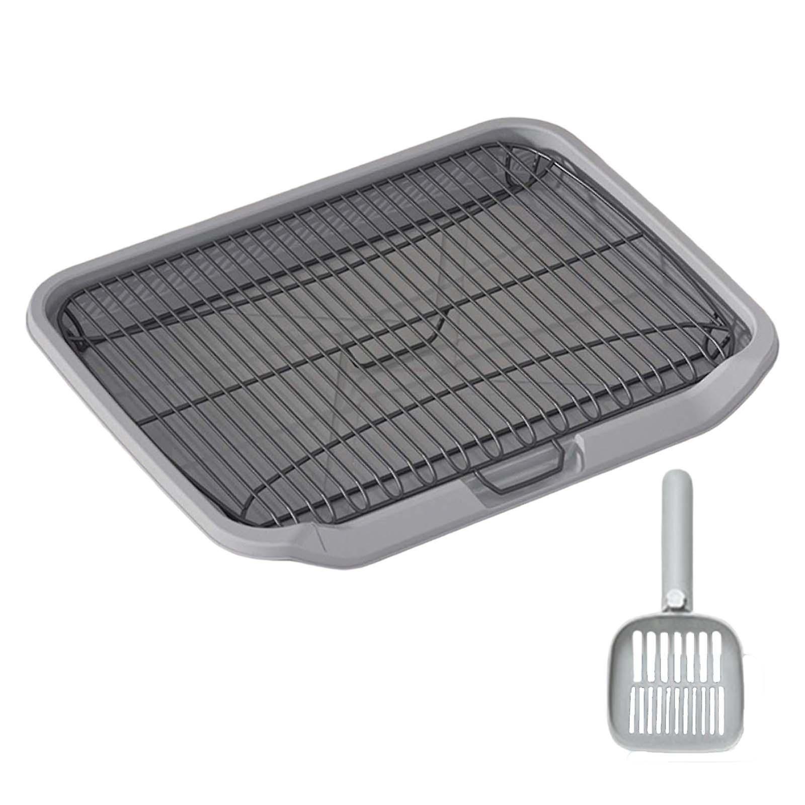 Pet Dog Toilet Accessori per animali domestici all'aperto Strumento di pulizia Trainer portatile Corner Grigio