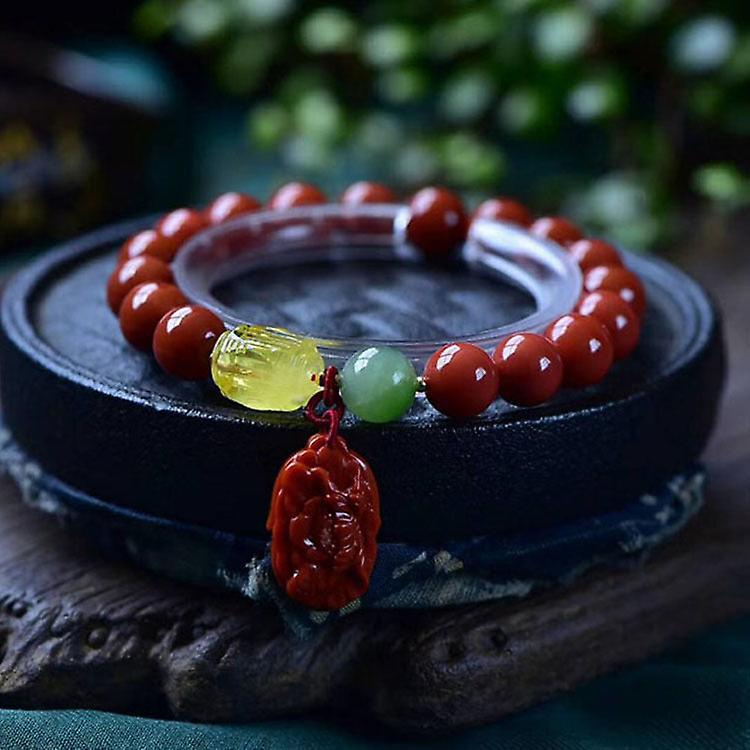 Women's Red Agate Bracelet