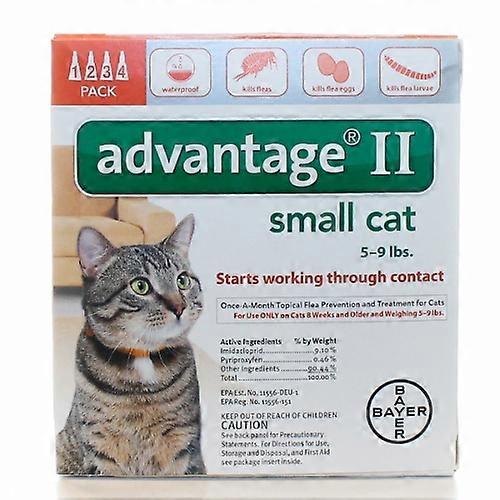 Advantage II Small Cat 5-9 Lb, 4 Count