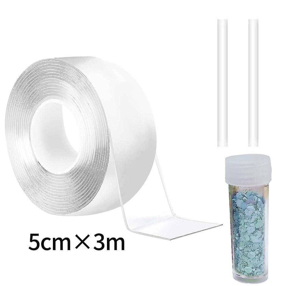Nano Tape Bubbles Kit, Magic Nano Bubble Tape Toy Kit, Double Sided Super Elastic Bubble For Party Favors Gifts Fidget Toy Craft