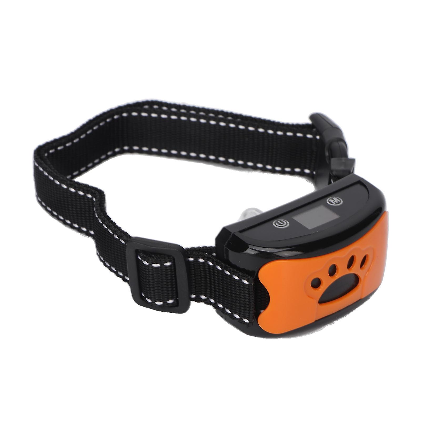 Dog Training Collar 7 Modes USB 300mAh 12-56cm Orange