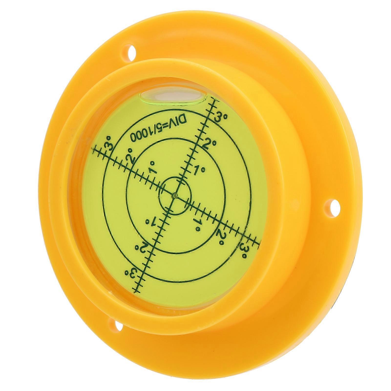 CYDT 90X17Mm Measuring Tool Round Level Bubble With Scale For Camera Platform Balance