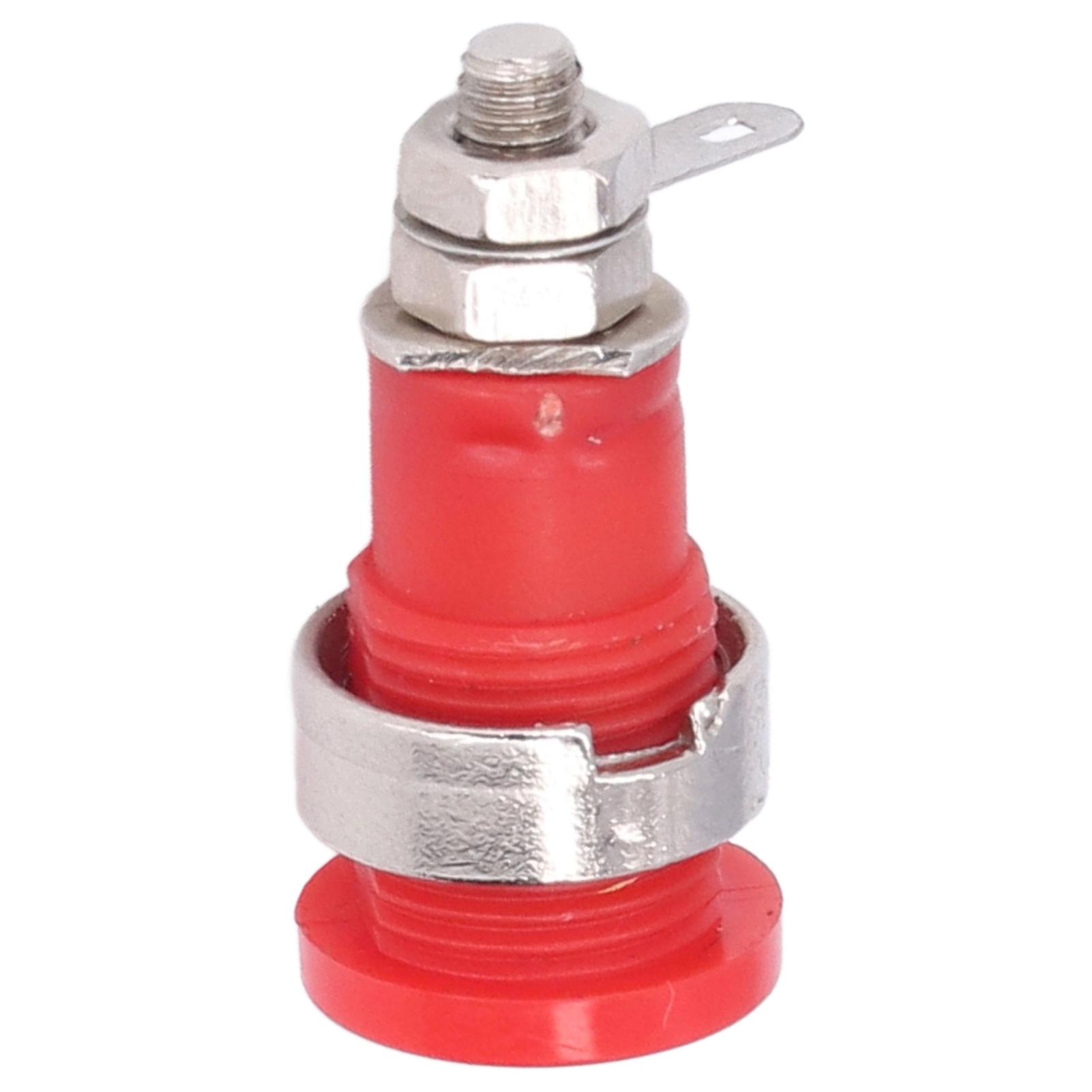 50Pcs Red 4mm Banana Socket Electrical Test Accessories Durable