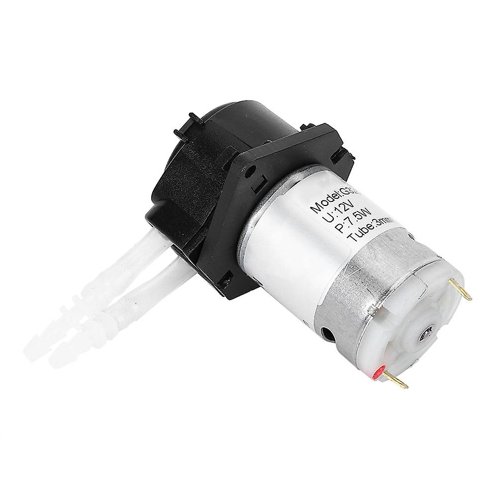 Dosing Pump, 12V 3 * 5 Dosing Pump DIY Peristaltic Tube Head for Chemical Analysis in Aquarium Laboratory Small Dosing Pump Have the Function Of MTXU3
