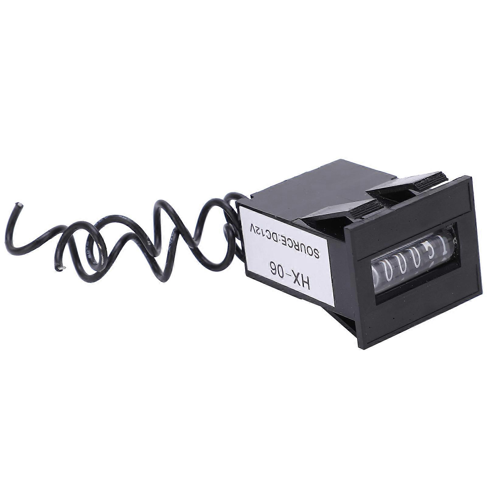Electromagnetic Counter 6 Digits Electronic Industrial Totalizer with No Clear Function LY‑0612V