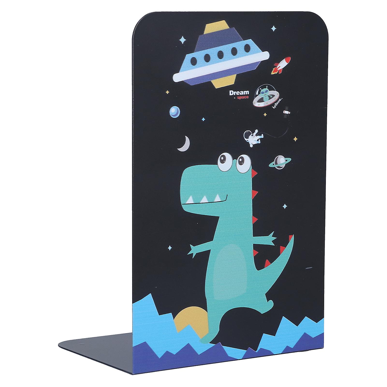 2 Pcs Bookends Creative Personality Large Capacity Desktop Storage Bookshelf Book StandPrinting 1 