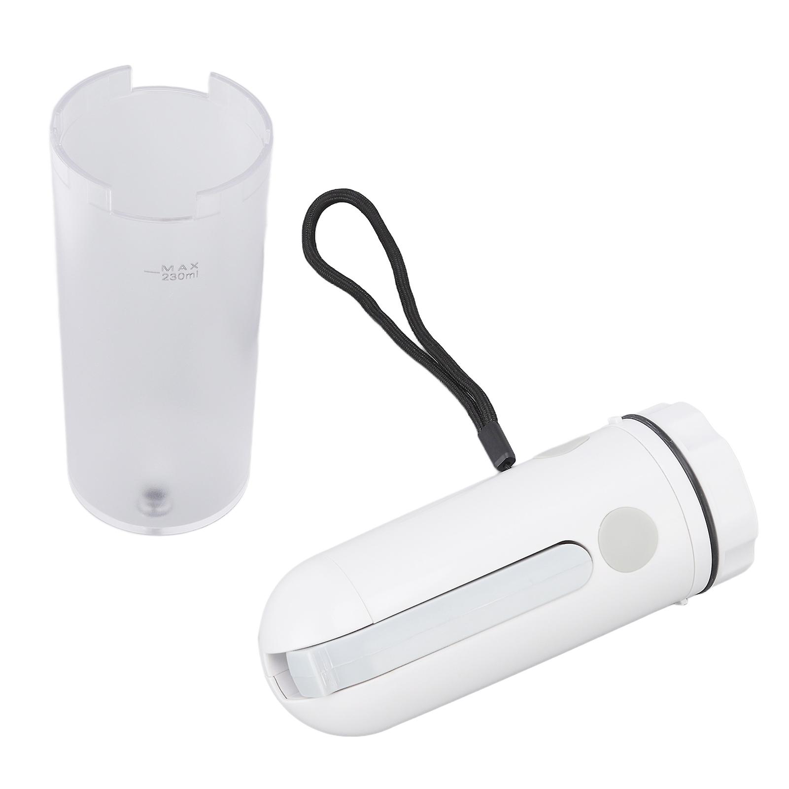 Portable Bidet 230ml USB Rechargeable Efficient Water Saving Simple Operation Portable Bidet Sprayer for Toilet Travel Transparent Bottle