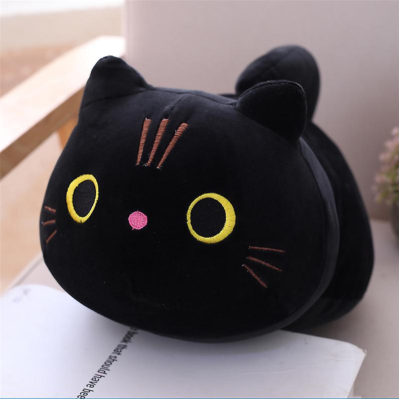 Cartoon Cat Dolls Cute Eound Eyes Innovative Cat Shape Pillow Plush Toy Girlfriend Gifts