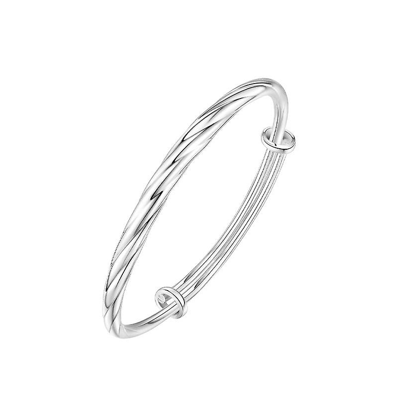 Bracelet Tassel Chain Jewelry Gift For Women Teen Girls Open Silver Fashion Inlaid Gemstone Geometric Type