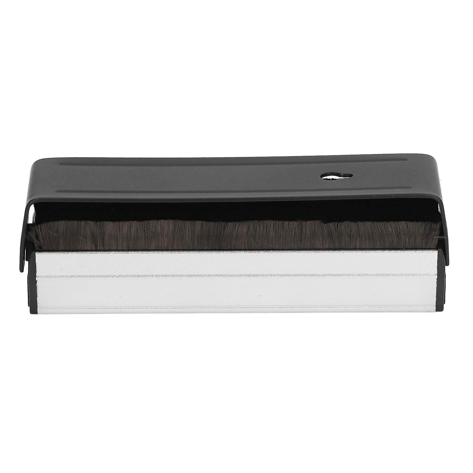 Vinyl Record Brush Aluminum Alloy Anti Static Fine Bristles o Record Cleaner Brush