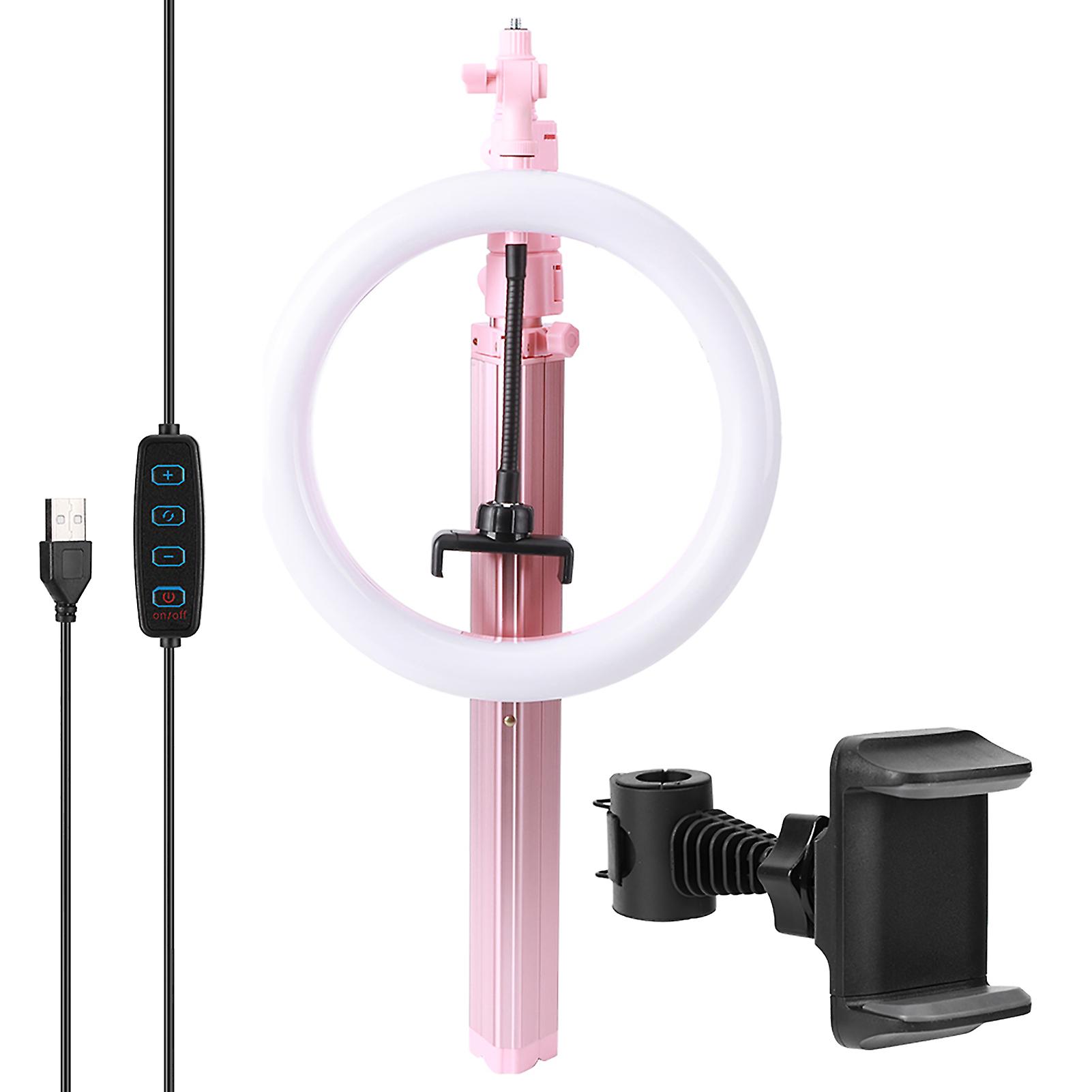 Ring Light Tripod Foldable Live Stream Multi‑Function Camera Holder with LED Light