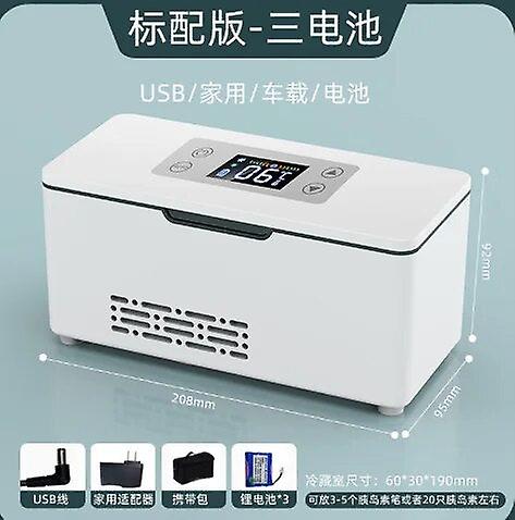 Mini Portable Insulin Cooler Case Usb Rechargeable Colds Boxs Drug Medicine Constant Temperature Small Refrigerators Homeuse New