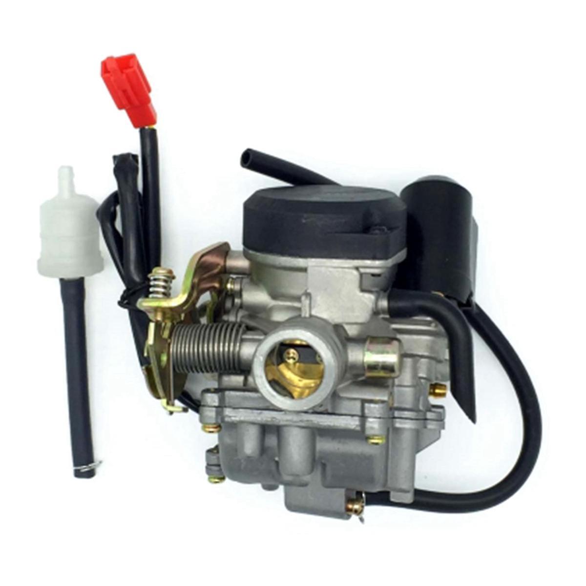 49Cc Scooter Carburetor GY6 Four Stroke with Jet Upgrades Carburetor for GY6 49Cc 50Cc 4 Stroke Mot