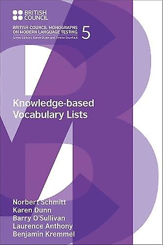 Knowledge-based Vocabulary Lists - Benjamin Kremmel