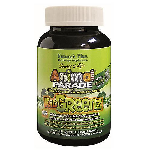 Animal Parade KidGreenz Trop, 90 Count by Natures Plus