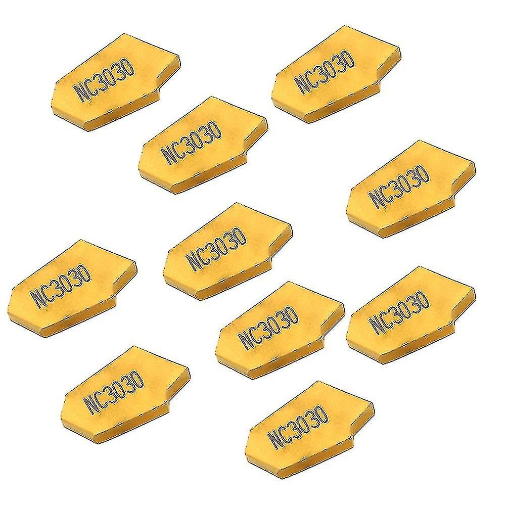10pcs/set 3mm Gtn3 Grooving Cnc Carbide Inserts Blades Parting Cut Off Tool