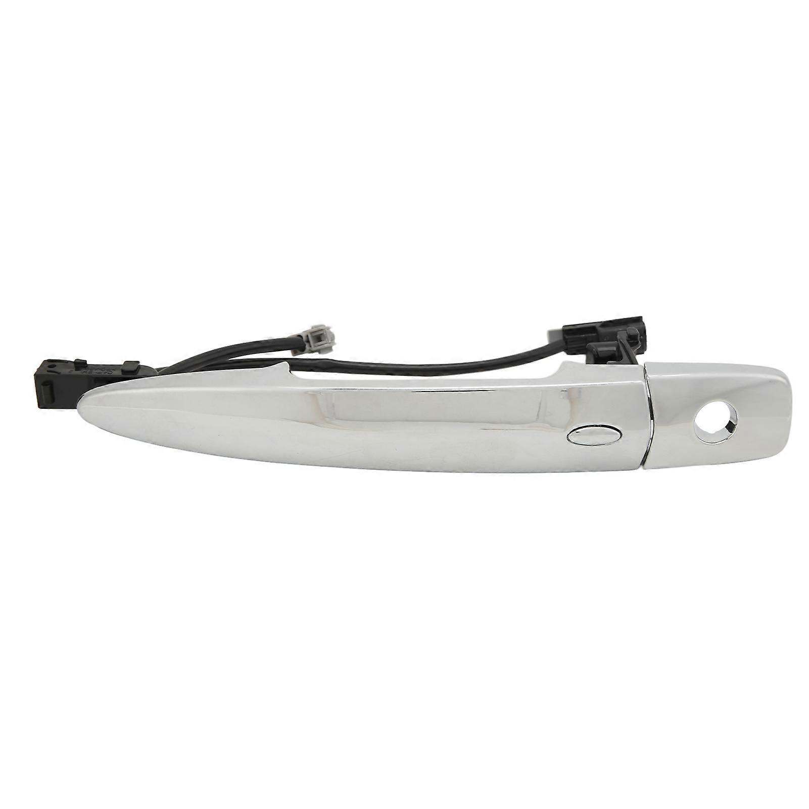 Car Exterior Door Handle Front Left Driver Side 12459871 Without Keyhole Replacement for Nissan Leaf SL SV 20112017 NO.05740