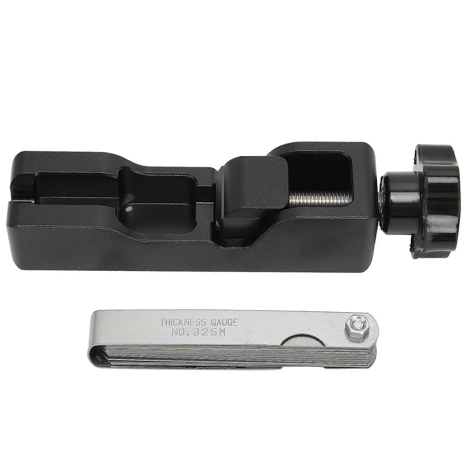 Spark Plug Gap Tool with Feeler Gauge Universal for NGK 5671A 10mm 12mm 14mm 16mm Spark PlugsBlack NO.77078