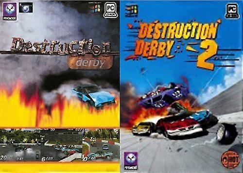 Destruction Derby 1  Destruction Derby 2 (PC) - New & Sealed