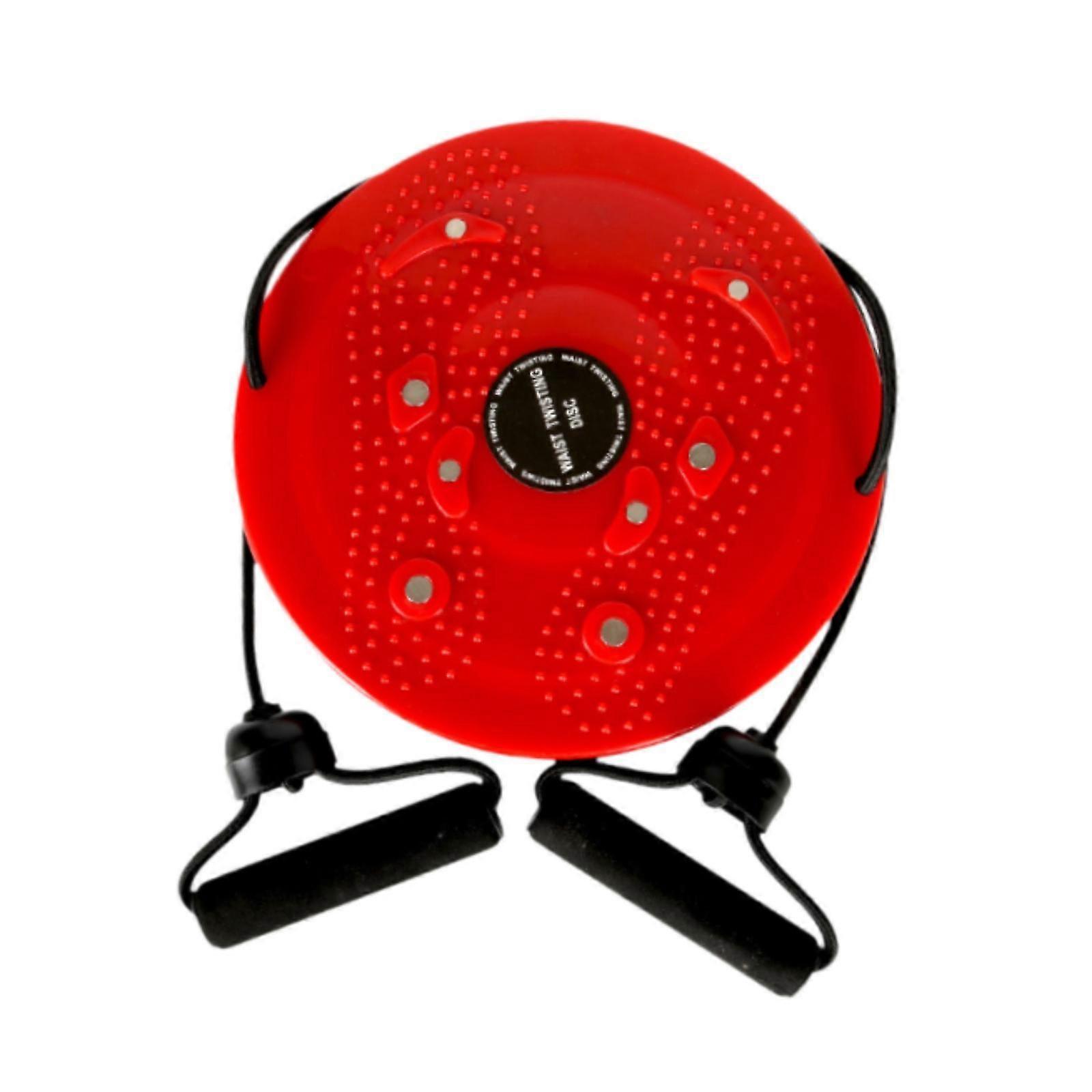 Waist Twisting Disc Portable Non Slip Fitness Plate Exercise Balancing Board Red
