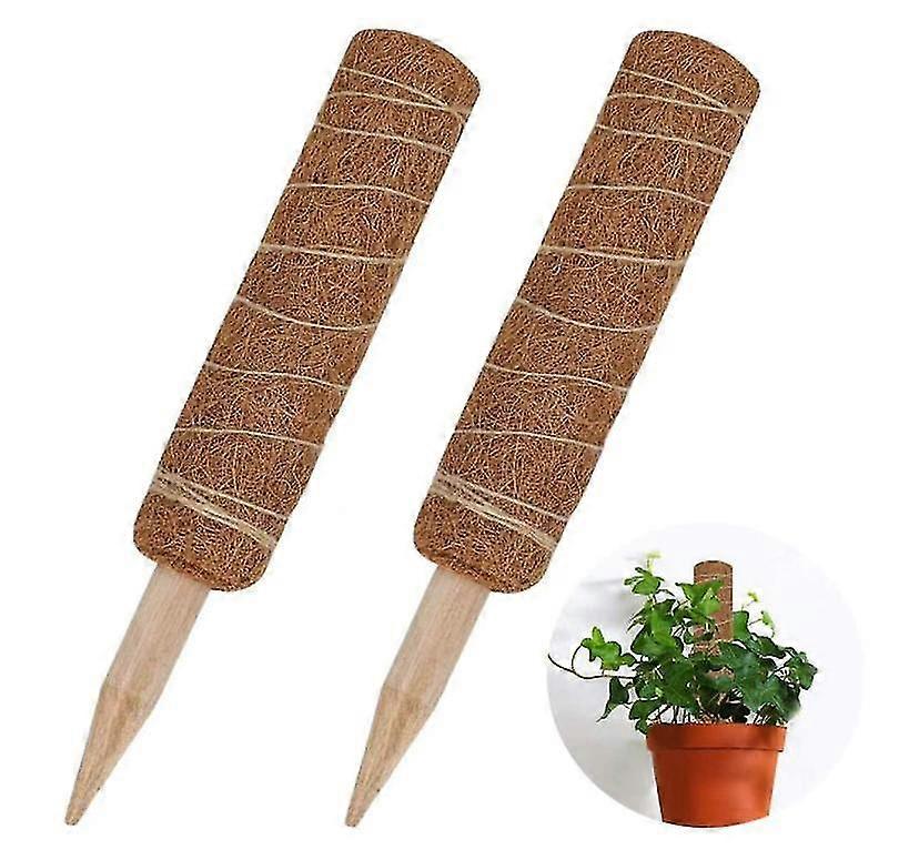 2st Moss Pole för klättring växtstöd, växtstång