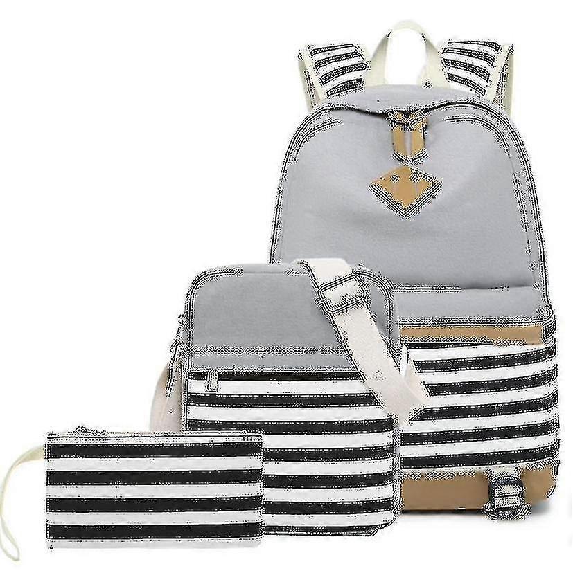 3 in 1バックパックガールズスクール、スクールバッグセット、スクールトラベルに適しています
