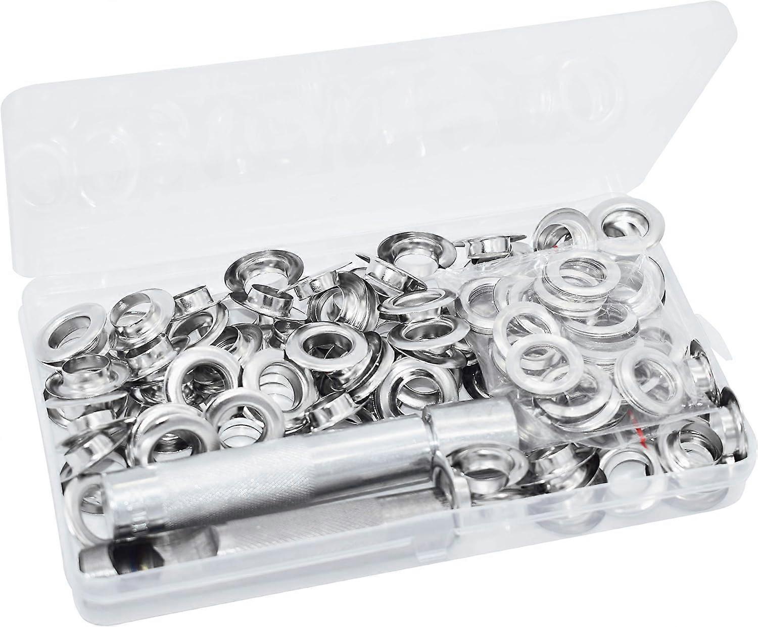 Capse inele, Jormftte, 100 Inele, 12mm, Argintiu