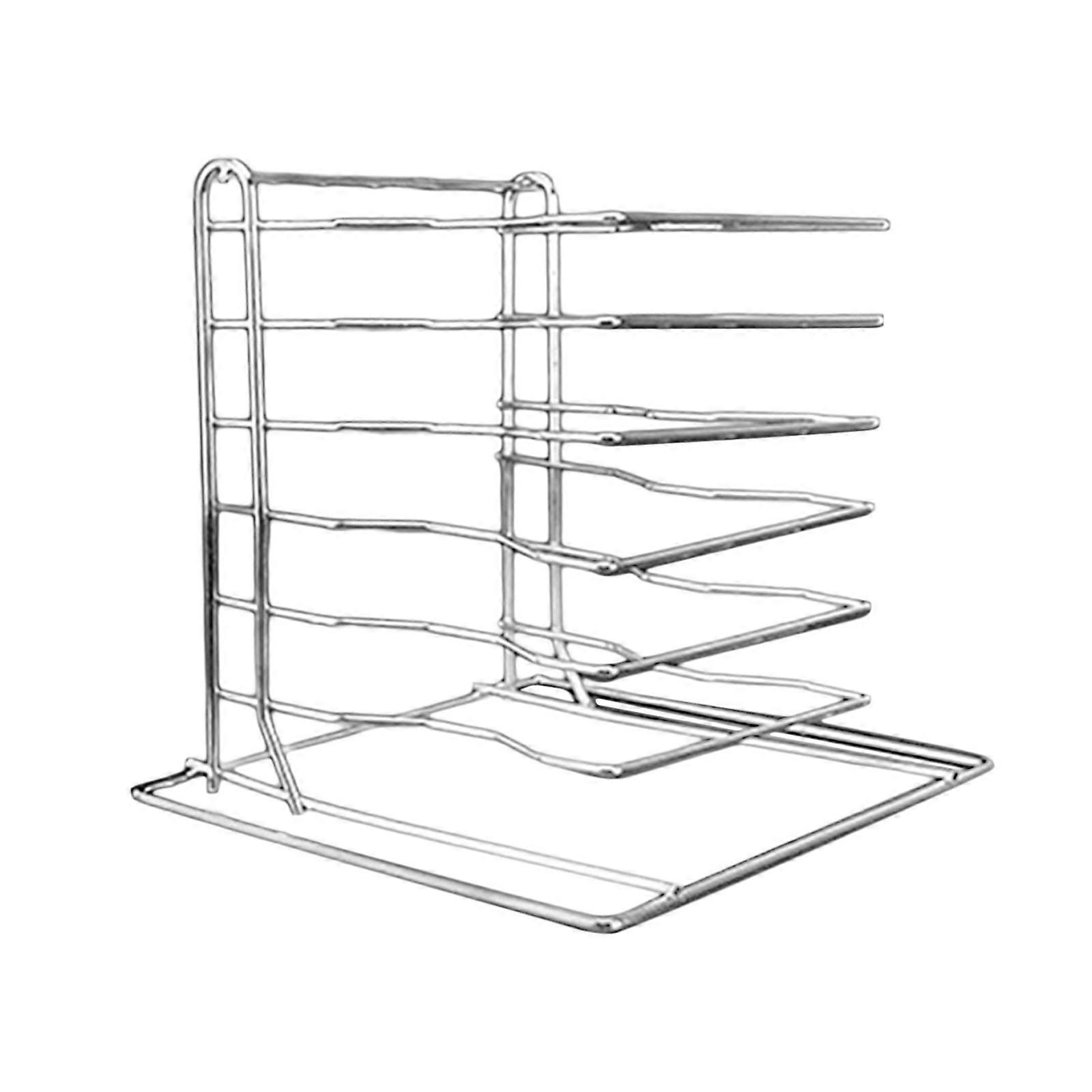 Pizza Rack Stand Portable Multipurpose Pizza Stand for Hotel Pizzerias Party 6 layers