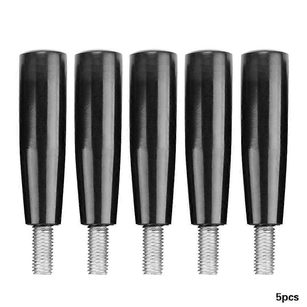 5 Pcs Thread Milling Machine Replacement Accessory Revolving Bakelite Handle M10*80 YEMAA