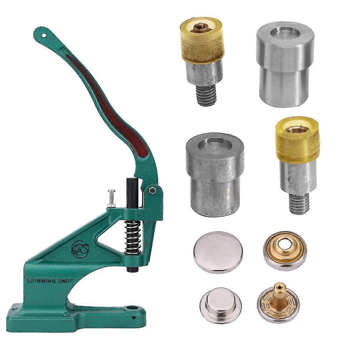 Double Sided Cap Press Studs Setting Dies Set Tool Kit