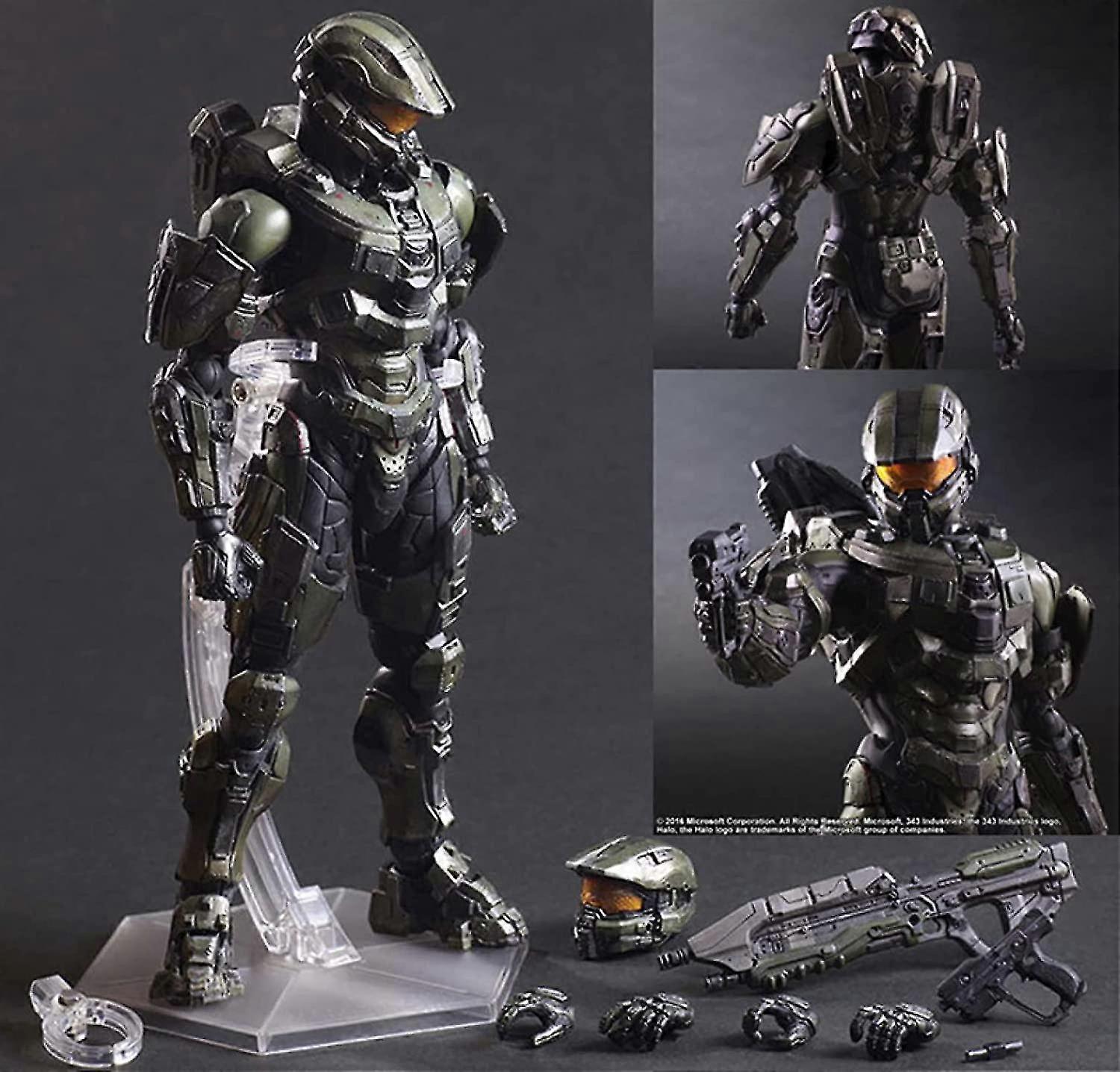 משחק לשחק אמנויות קאי Halo 5 שומרים מס '1 מאסטר צ'יף סרט Pvc פעולה אנימה דמויות צעצוע אנימה אוסף מודל צעצוע צעצוע צעצוע 27 ס"מ