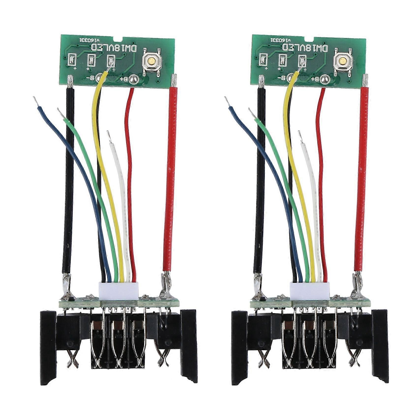 2PCS - Battery PCB Charging Protection Circuit Board for 18V 20V DCB201