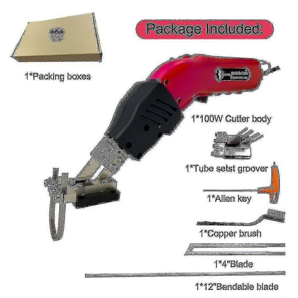 Electric Hot Knife Cutter Eps Foam Cutter Styrofoam Heat Cutting Grooving Machine Portable Polystyrene Foam Heat Cutting Tool-Yvan