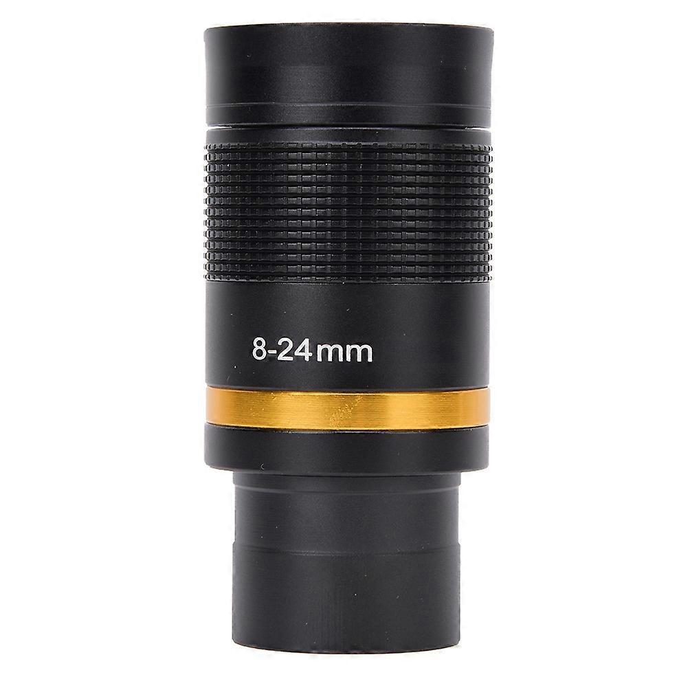 8~24mm Telescopic Eyepiece Continuous Zoom All Metal Telescope Eyepiece with Green Film NO.9616