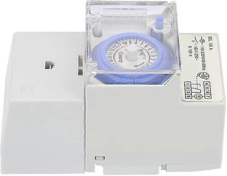 Analog Mechanical Timer, 110-230v Sul181h 24 Hours Analog Mechanical Timer