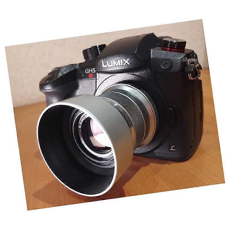 カメラレンズフードLH-40BオリンパスM.Zuiko DIGITAL 45mm 1:1.8 37mmフィルターレンズ用保護カバー