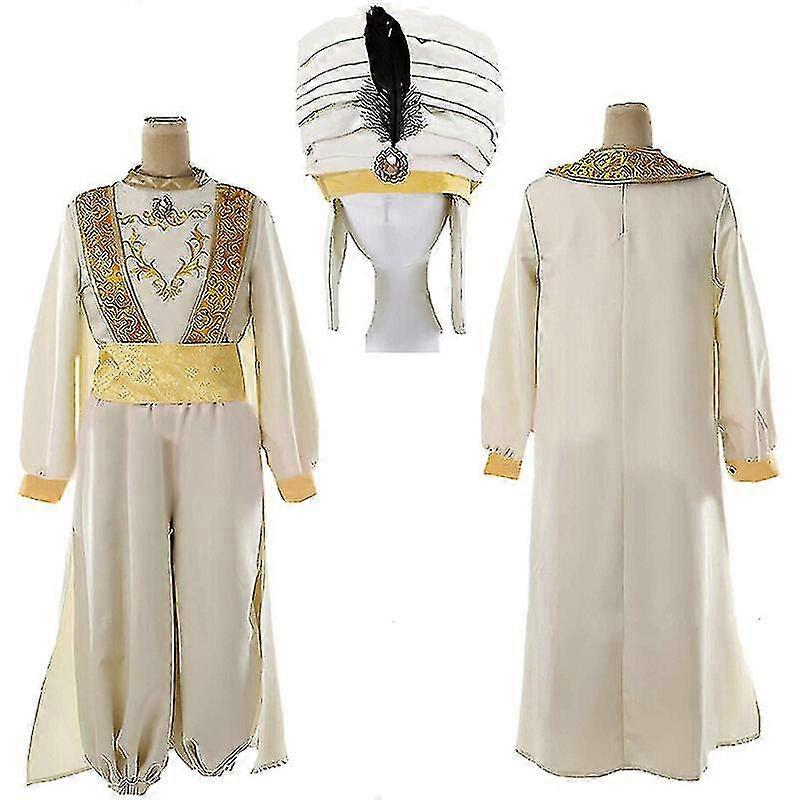 جديد 3xl علاء الدين مصباح الأمير علاء الدين زي للبالغين رجل الرقص حزب الفيلم تأثيري زي