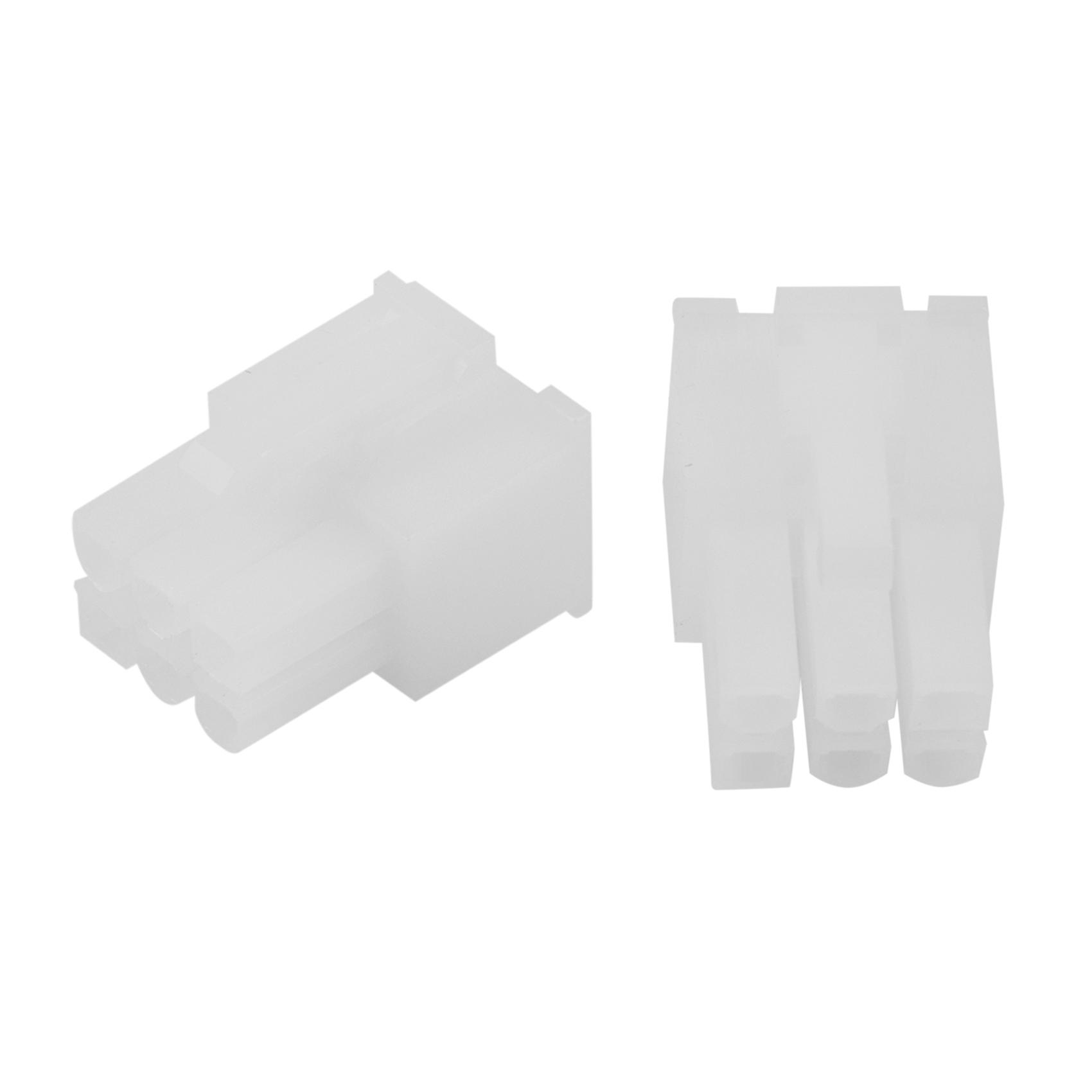 50PCS 5557 4.2mm 6P 6PIN Male for PC Computer ATX Graphics Card GPU PCI-E PCIe Power Connector Plas