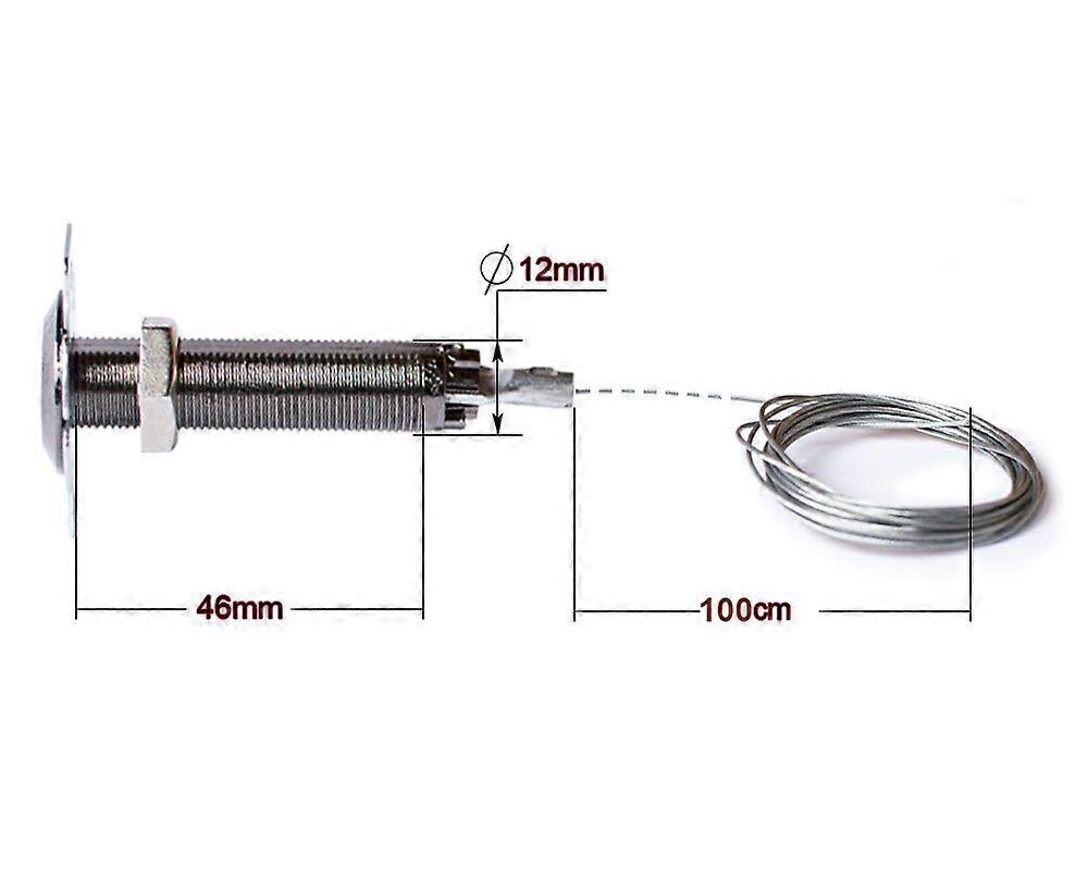 Garage Door Release Emergency Key Lock 1m 2m Cable Length High Quality