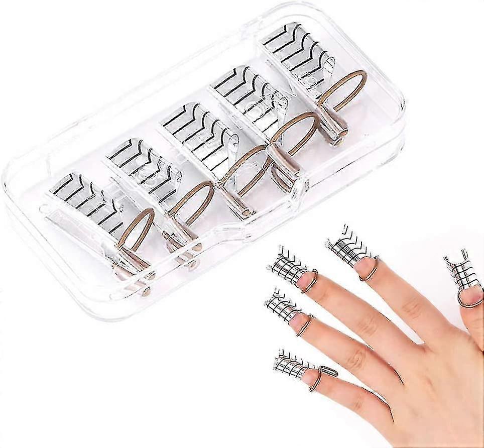 5pcs Nail Stencils Reusable Stencils, Nail Art Guide Stencils Shape