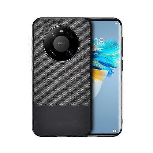 For Huawei Mate 40 Pro+ Shockproof Splicing PU + Cloth Protective Phone Case