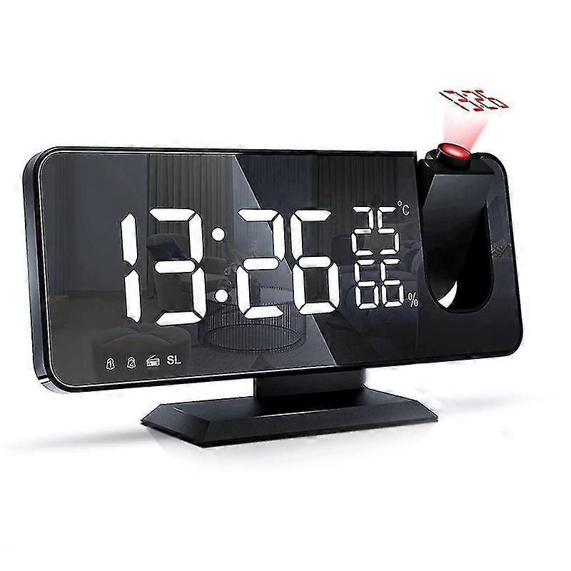 Projektionswecker, digitaler Wecker mit Projektion, Radiowecker
