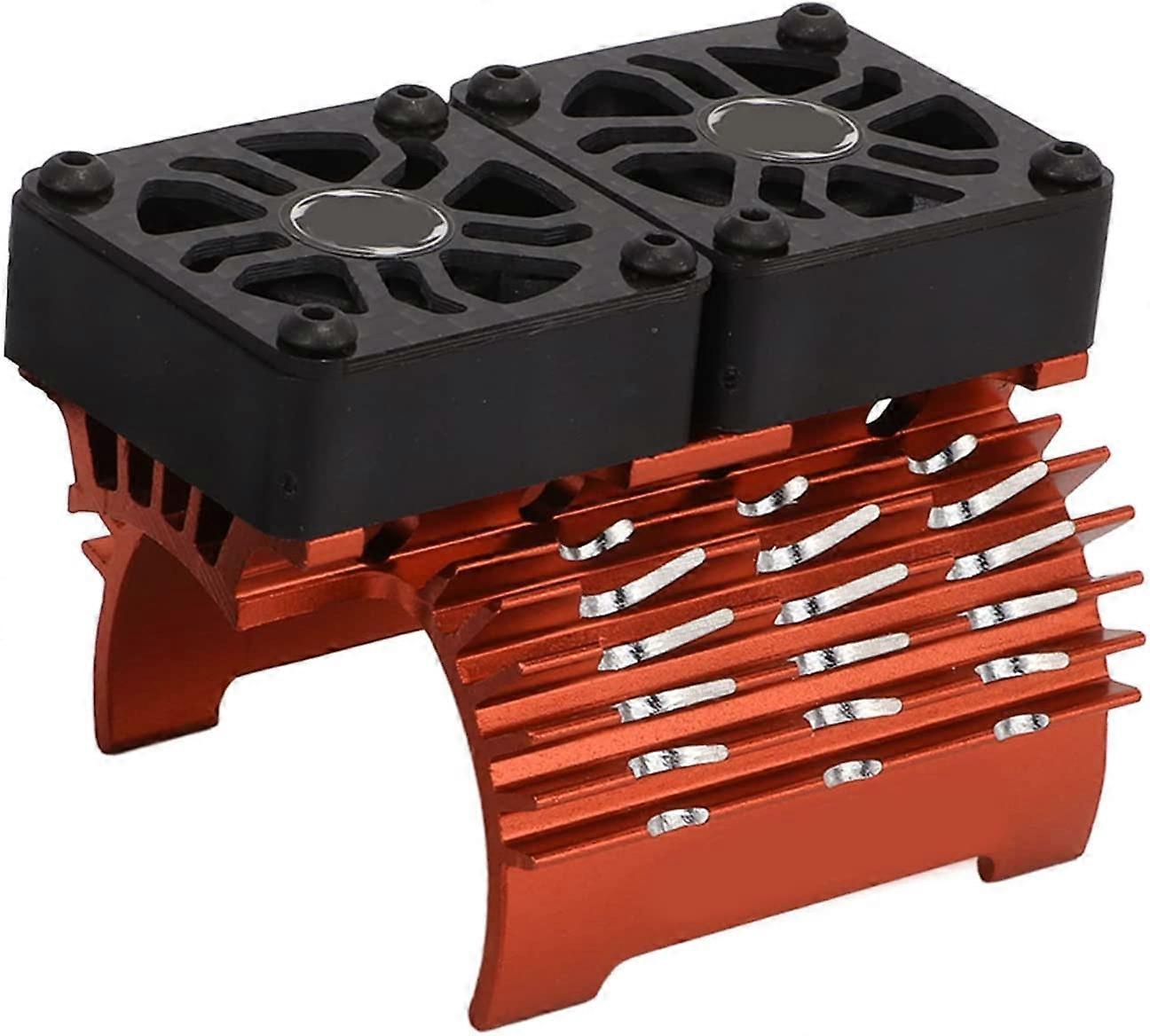 RiToEasysports 4042mm RC Car Brushless Motor Cooling Fan Dual Motor RC Heat Sink Upgrade Part Accessory for 18 Remote Control Car (Red)
