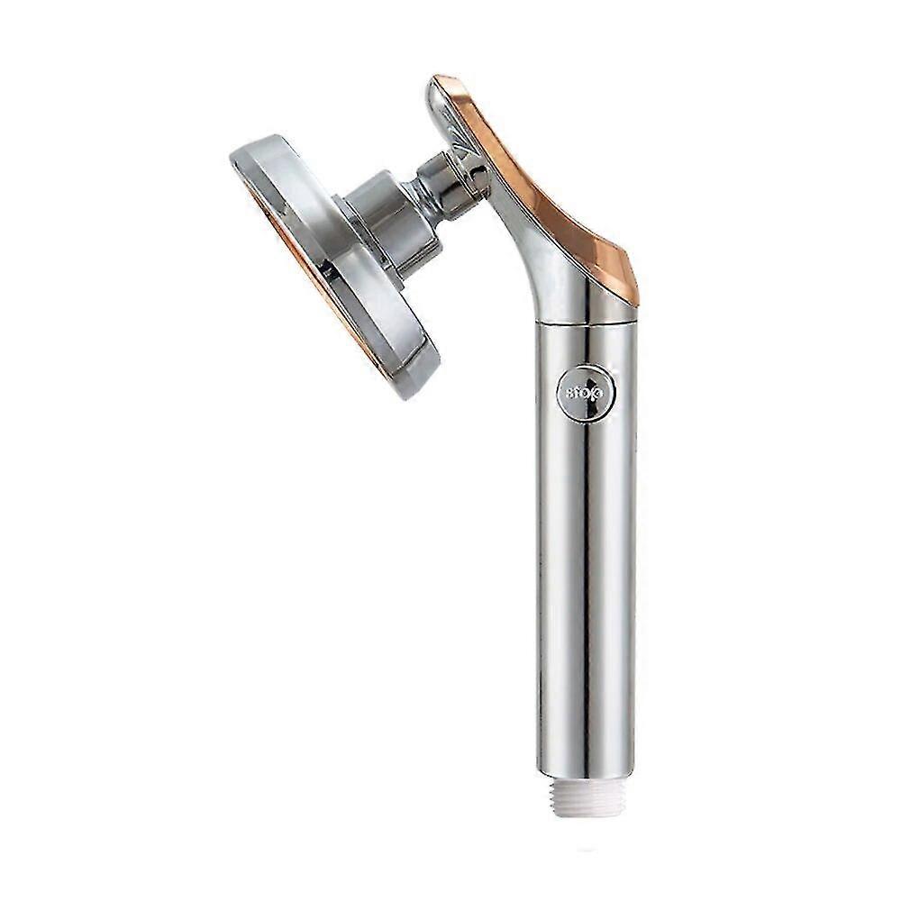 Exquisite 360 Rotatable Adjustable Big Panel Rainfall 4 Inch High Pressure Bathroom Accessory Hand Held Shower Head With One Stop Button