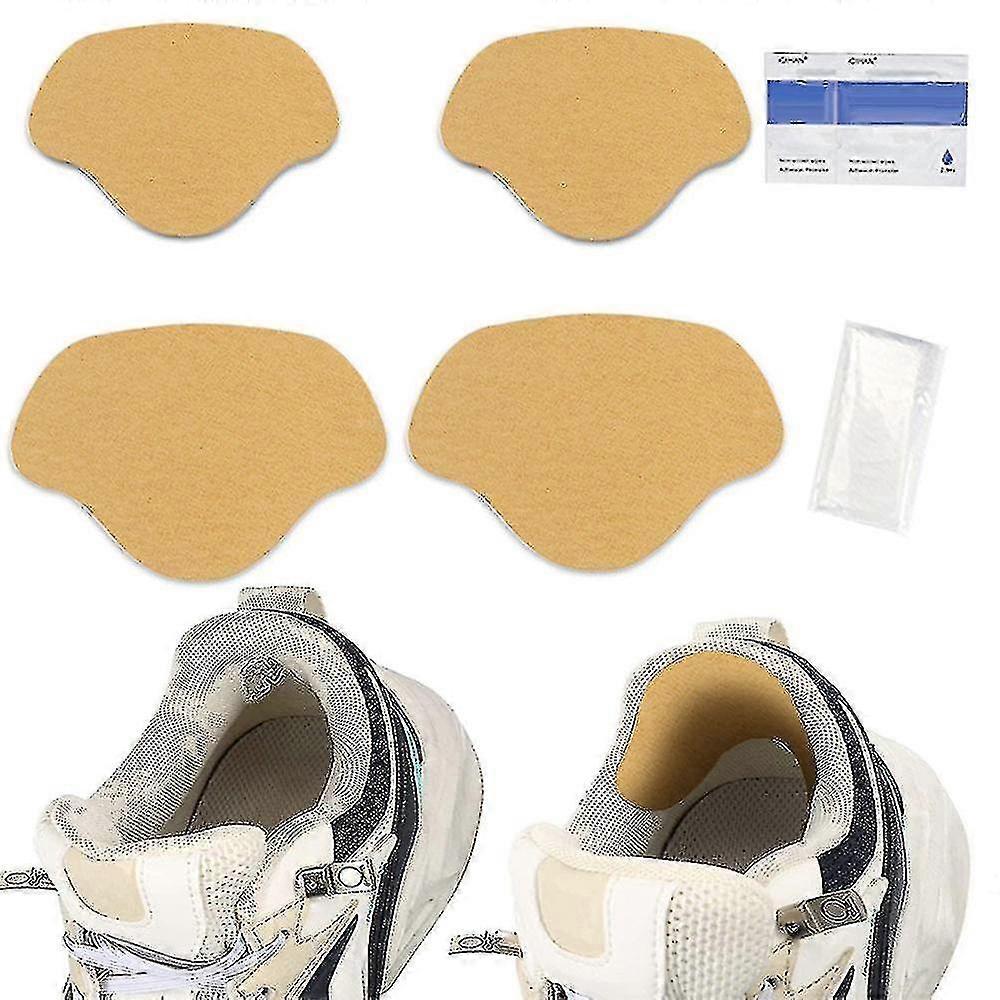 Heel Repair Patch Self Adhesive Inner Shoe Patch Sneaker Eyelet Repair Patch Invisible Heel Patch, 8 Pieces